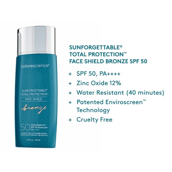 Colorscience Sunforgettable Total Protection Face Shield Bronze SpF50 - Picture 3 of 5